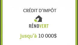 credit impot Réno Vert